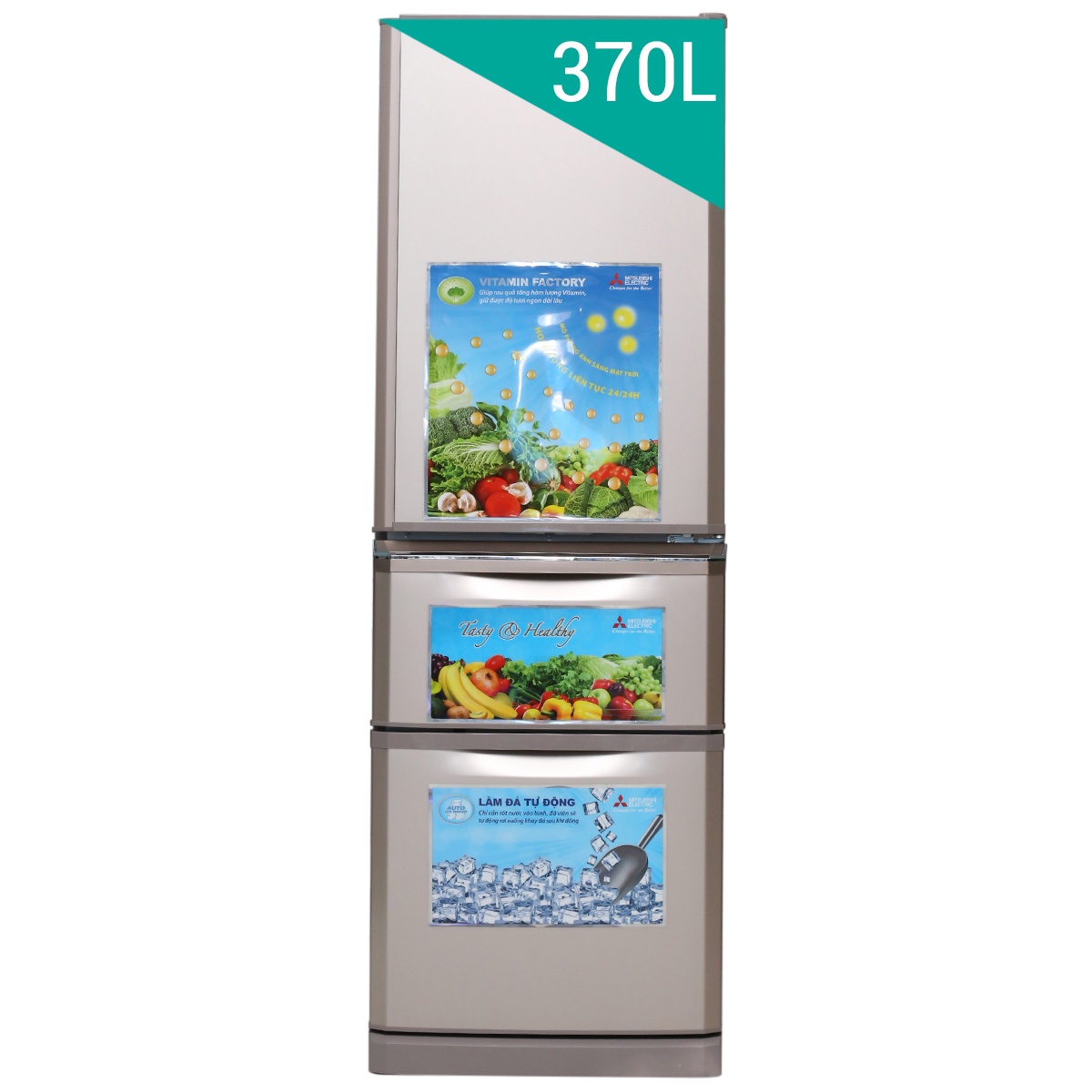 Tủ lạnh Mitsubishi Electric Inverter 365 lít MR-CX46ER-BRW-V chính hãng giá  kho tại Tín Phát